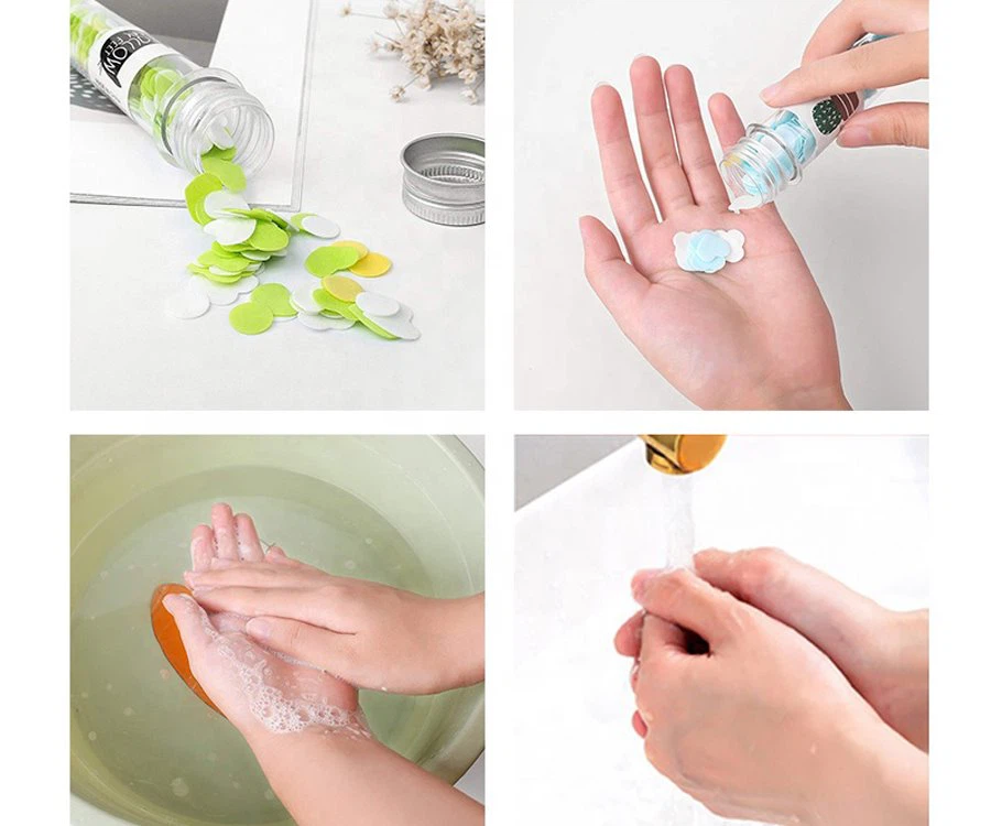 usage paper hand soap
