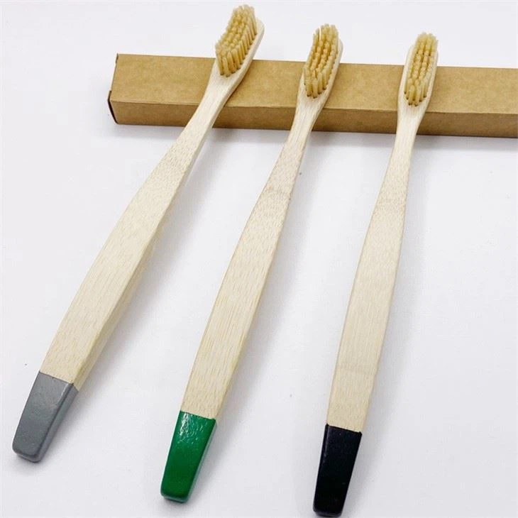 castor oil handmade bamboo toothbrushes